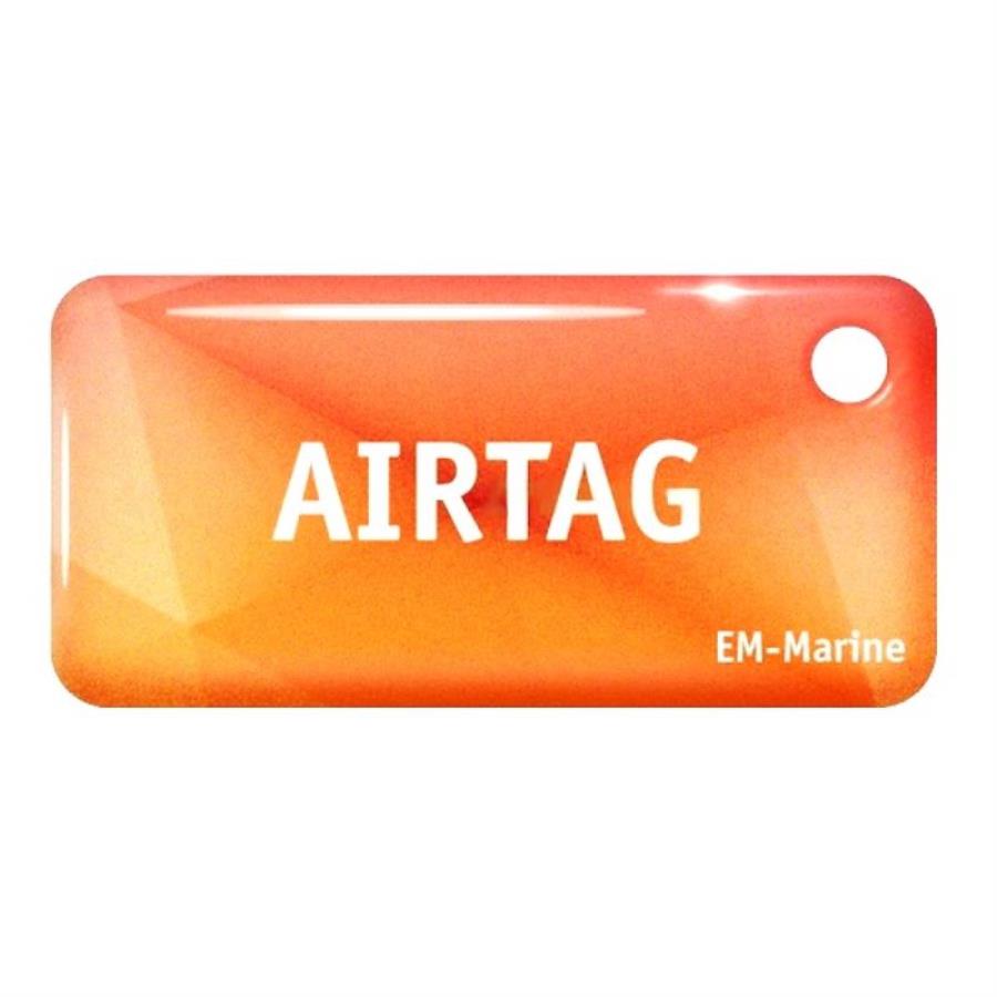 картинка EM-Marine AIRTAG Standart RFID-брелок (125кГц), 25x51x3.8мм (оранжевый) от магазина Интерком-НН