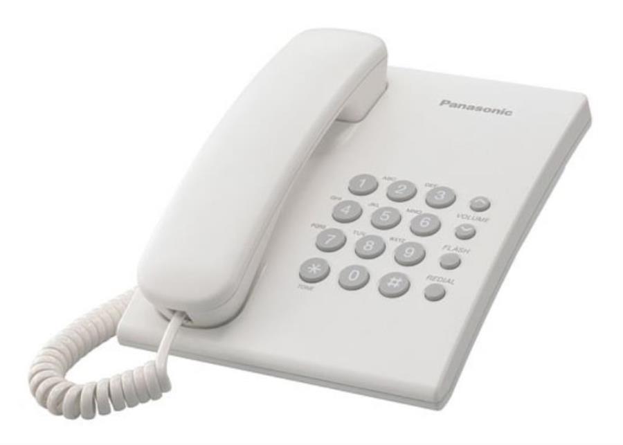 картинка Panasonic KX-TS2350RUW проводной телефон, цвет белый от магазина Интерком-НН