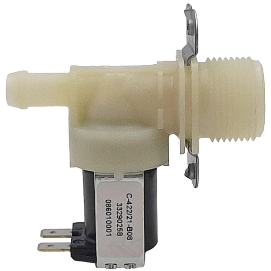 картинка Клапан электромагнитный наливной (КЭН) 33290258 1w-180 градусов 12мм для стиральной машины от магазина Интерком-НН