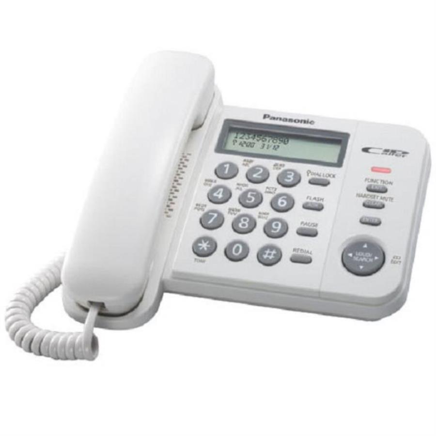 картинка Panasonic KX-TS2356RUW проводной телефон, цвет белый от магазина Интерком-НН