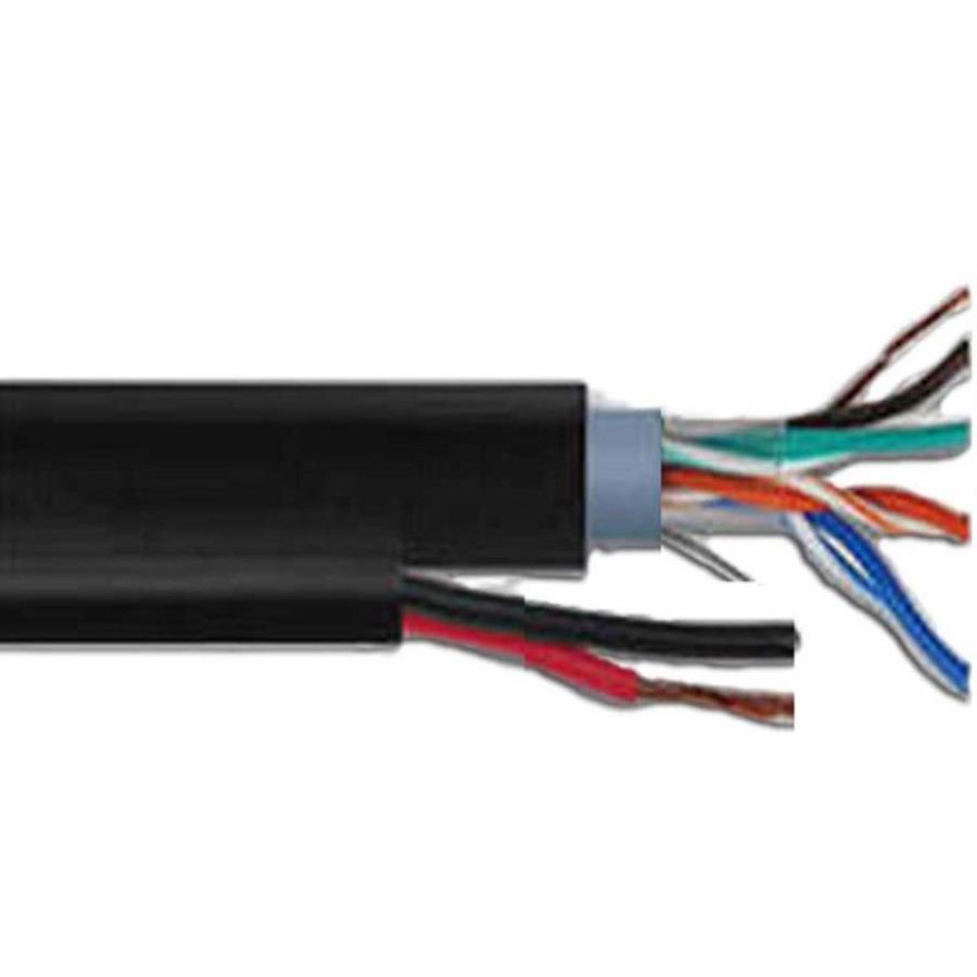 картинка Мульти-кабель UTP4PR 24AWG 4x2x0.5 + 2x0.75 outdoor (200м) для наружных работ  от магазина Интерком-НН