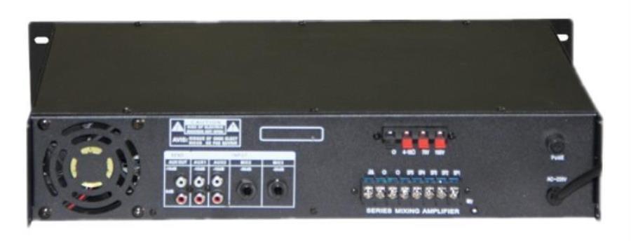 картинка MKV Pro PA-1240 Усилитель под RACK стойку с MP3 плеером (USB) и FM радио, 240Вт  от магазина Интерком-НН