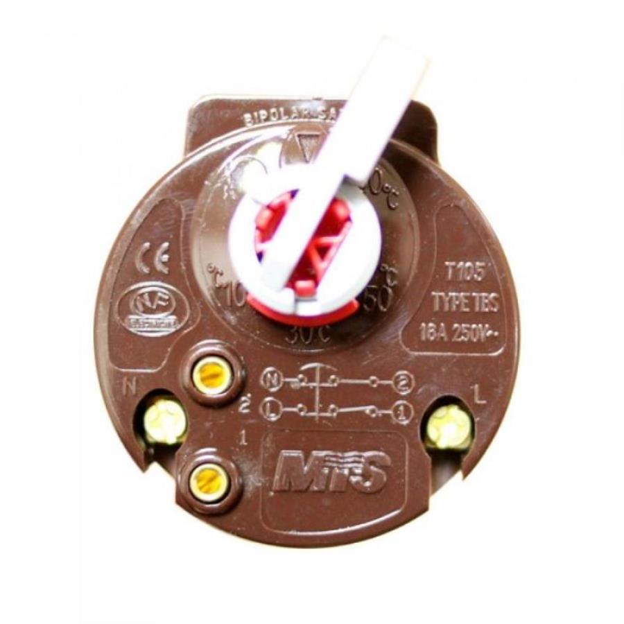 картинка Терморегулятор стержневой 100850 16A 70/83 градуса для водонагревателей TBS от магазина Интерком-НН