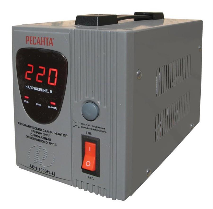 картинка Ресанта ACH-1000/1-Ц (1 кВт) Стабилизатор напряжения однофазный  от магазина Интерком-НН