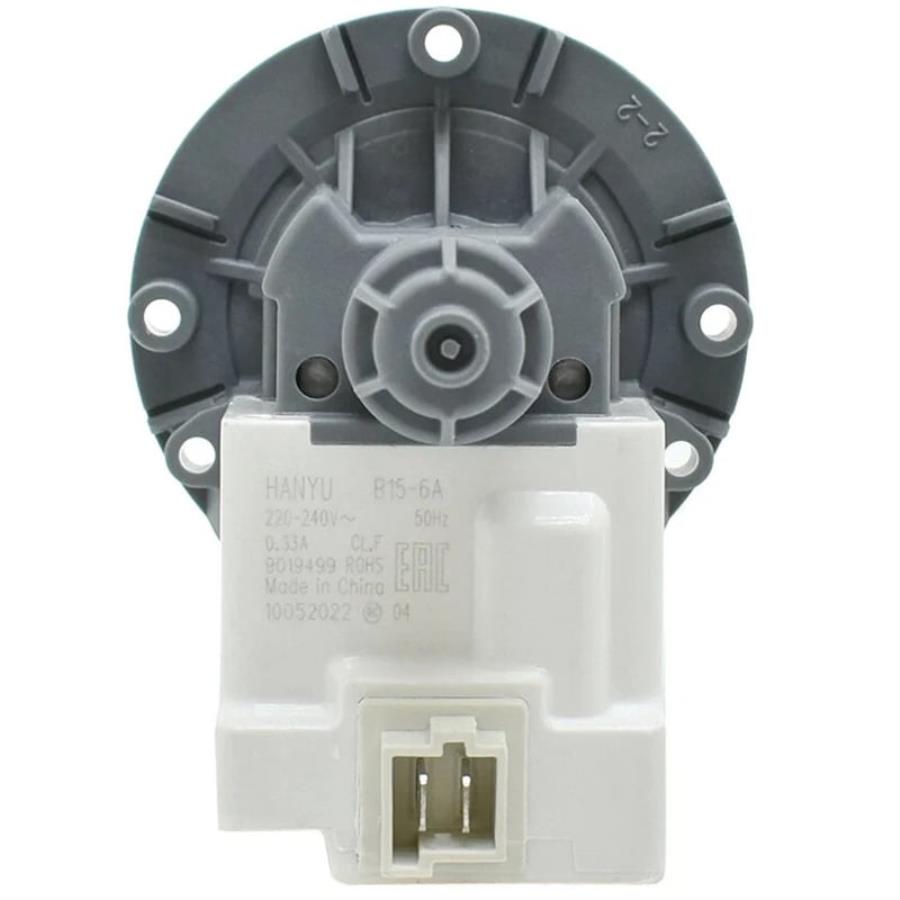картинка Hanyu 9019499 (B15-6A) сливной насос (помпа) 40Вт, 0.33A для стиральной машины Bosch, Siemens от магазина Интерком-НН