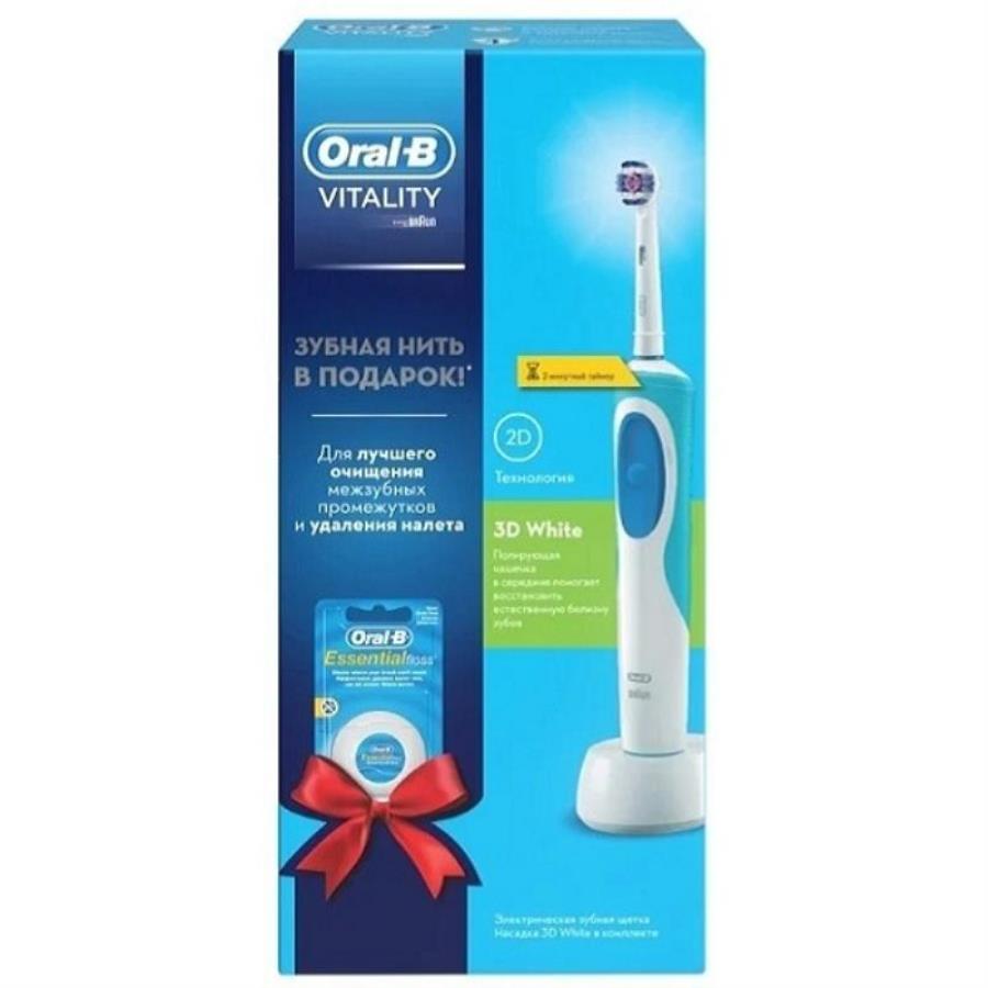 картинка Braun Oral-B D12.513 Vitality 3D White электрическая зубная щетка  от магазина Интерком-НН