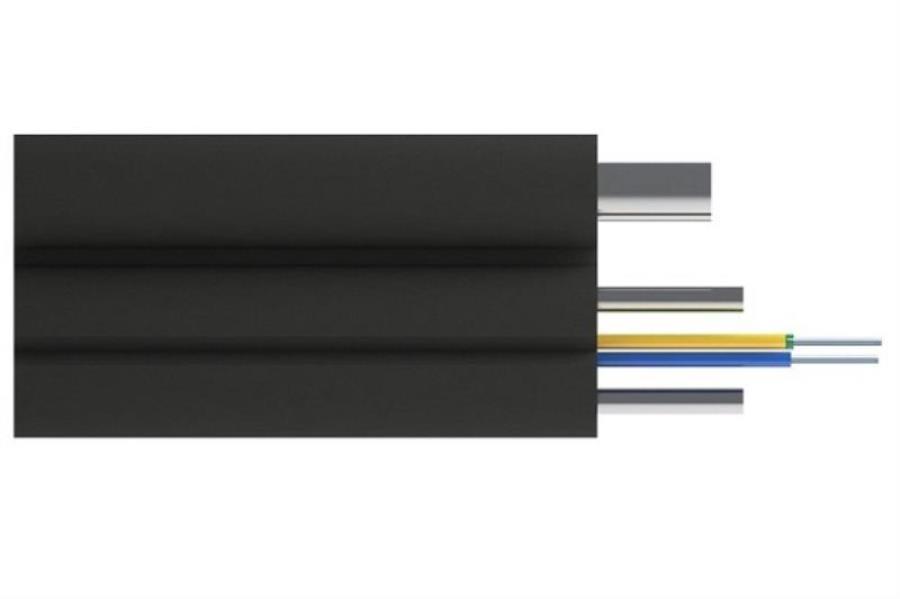 картинка Кабель оптический Alpha Mile FTTx, с дополнительным несущим элементом (проволока 1.0 мм), 4 волокна от магазина Интерком-НН