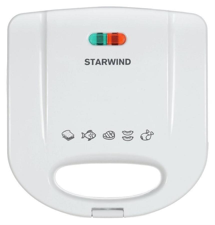картинка Сэндвичница Starwind SSW2111 700Вт белый от магазина Интерком-НН
