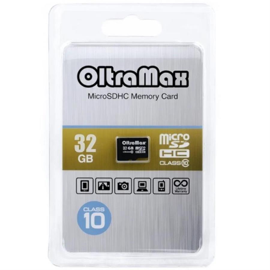 картинка Память microSDHC 32Gb OltraMax class10 без адаптера (OM032GCSDHC10) от магазина Интерком-НН