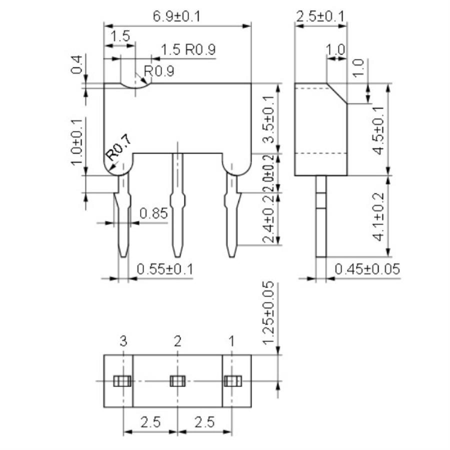 картинка 2SD1350 Транзистор 1W от магазина Интерком-НН