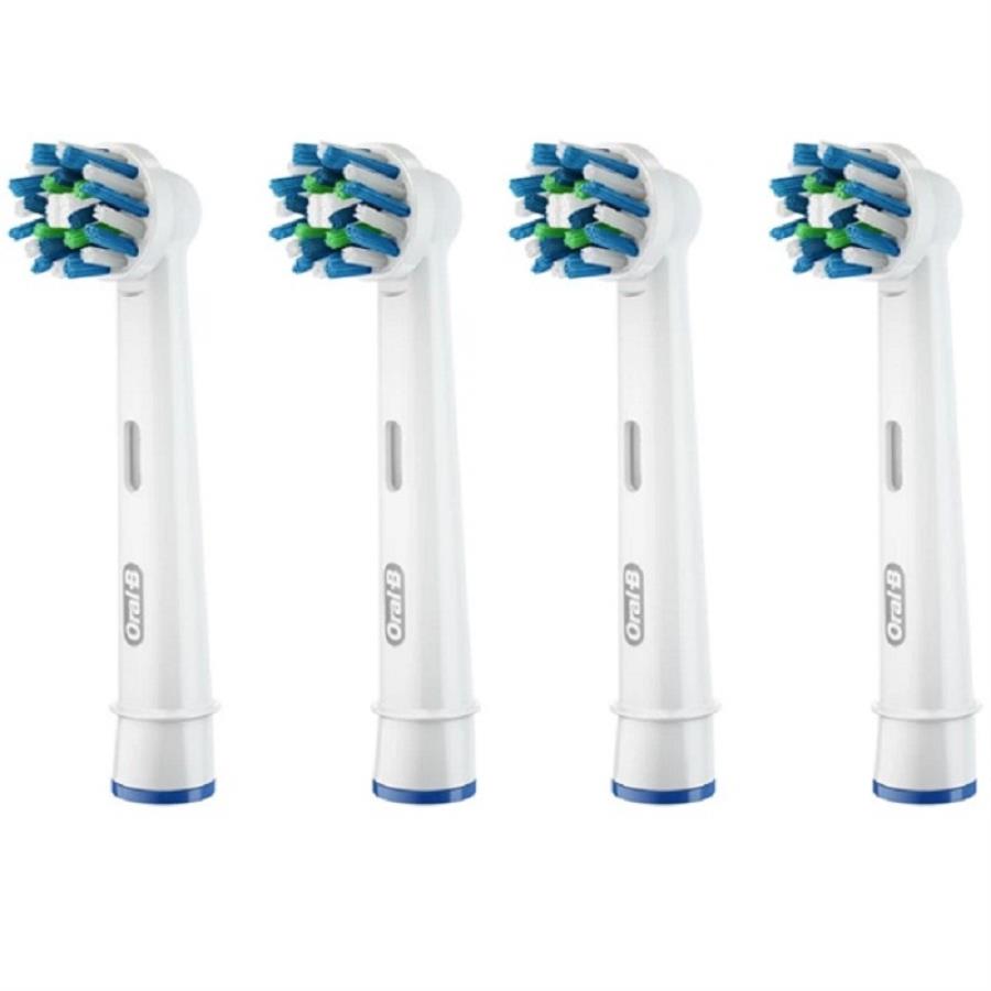 картинка Braun Oral-B EB50-4BRB (4210201353430) Насадка Cross Action для зубной щетки 4шт, белые от магазина Интерком-НН