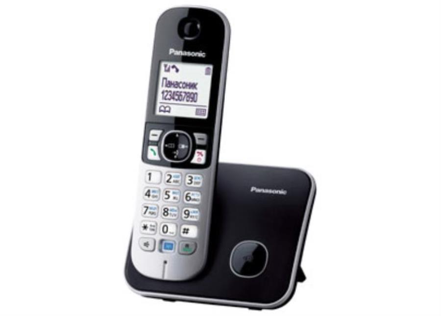 картинка Panasonic KX-TG6811RUM - Беспроводной телефон DECT (радиотелефон) , цвет: серый металлик  от магазина Интерком-НН