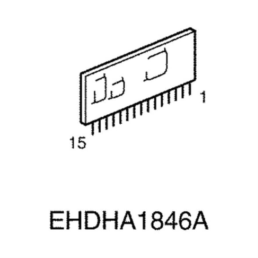 картинка Panasonic EHDHA1846A Микросхема IC,HYBRID запчасть для Panasonic KX-TDA6174XJ KX-TDA6174X от магазина Интерком-НН