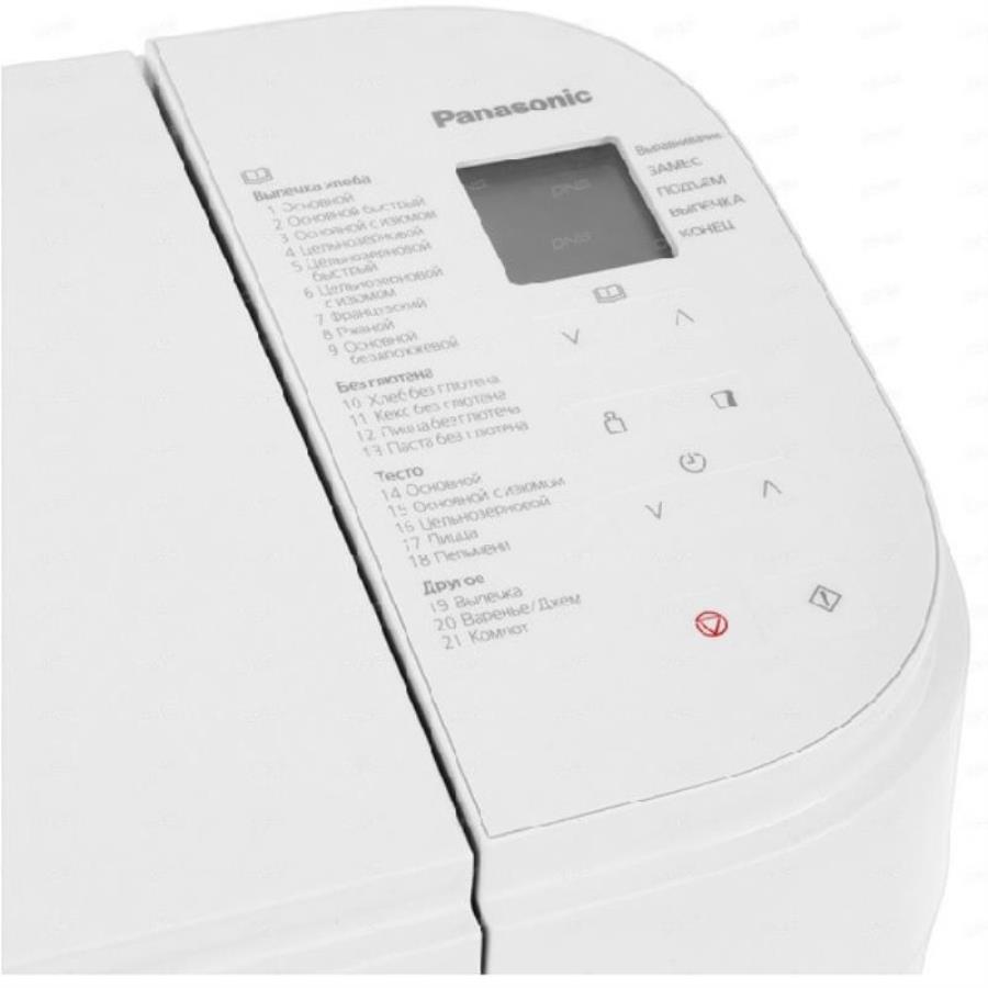 картинка Panasonic SD-B2510WTS  Хлебопечь цвет белый, 550 Вт, программ - 21, вес выпечки - 1.1 кг от магазина Интерком-НН