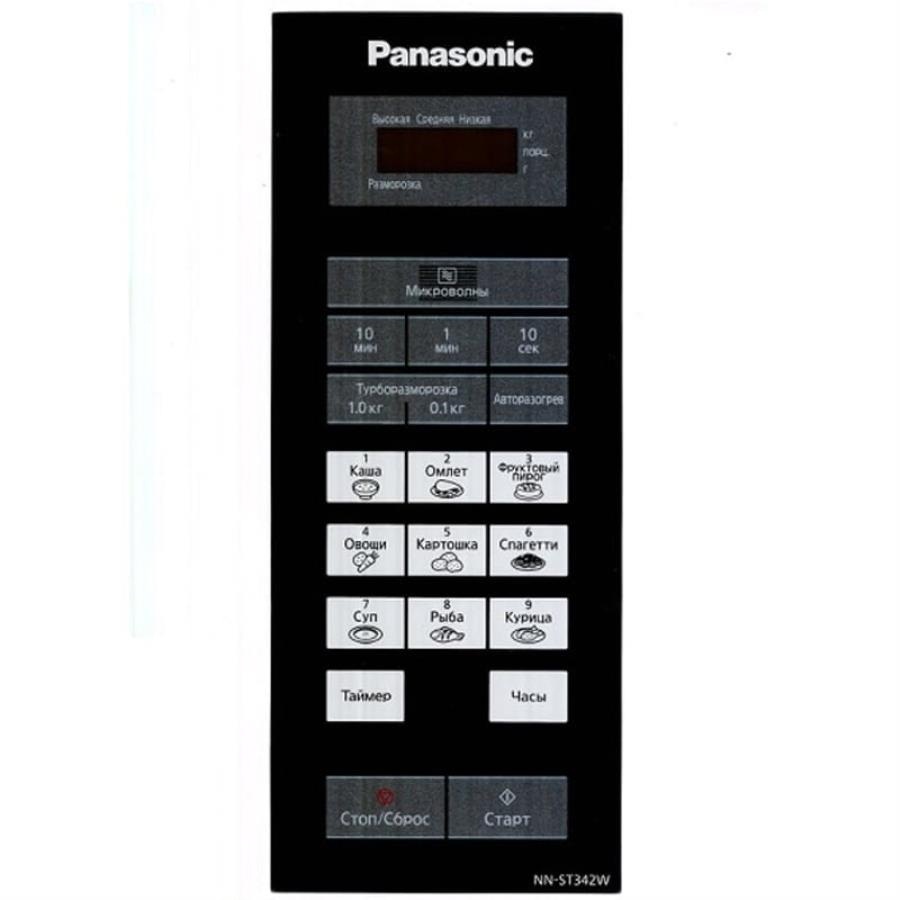 картинка Panasonic A630Y41T0HZP Сенсорная панель на русском для СВЧ (микроволновой печи) NN-ST342W ZPE от магазина Интерком-НН
