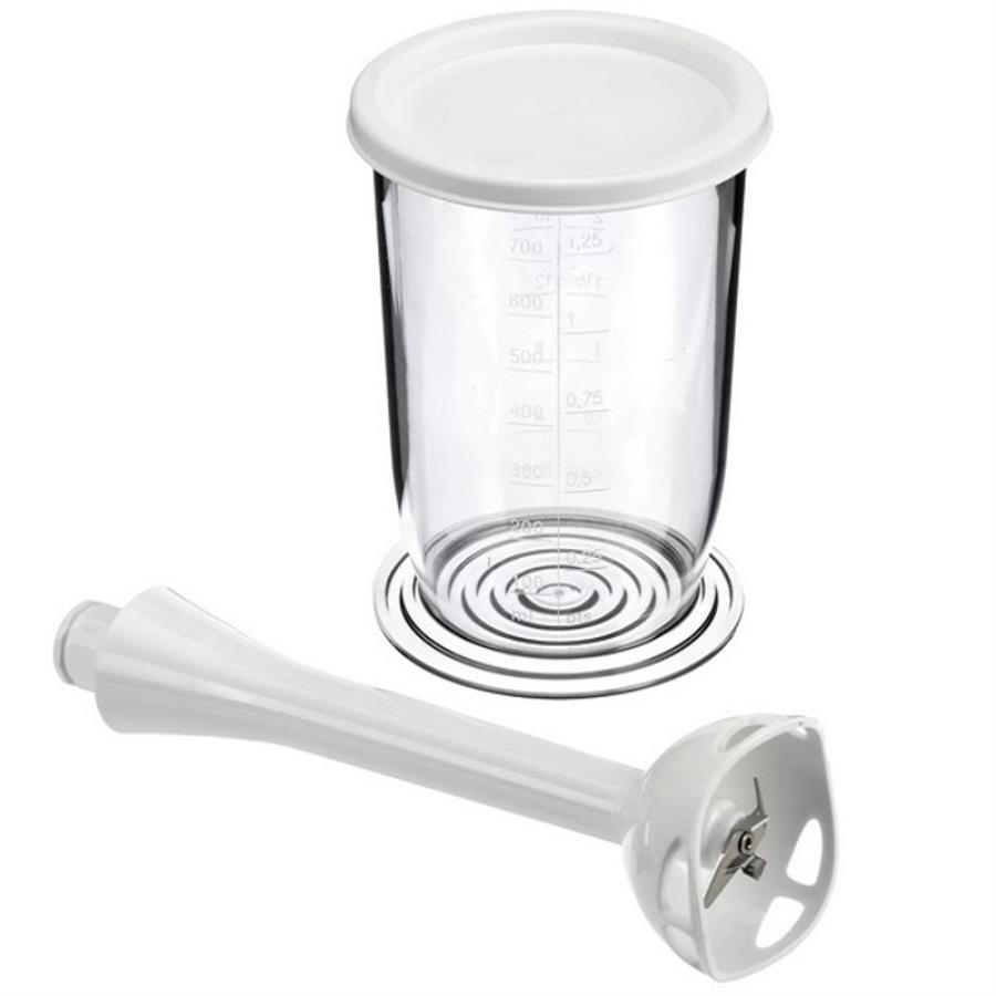 картинка Bosch 00573421 (MFZ3500) насадка-блендер в комплекте с мерным стаканом и крышкой для миксера MFQ35.. от магазина Интерком-НН