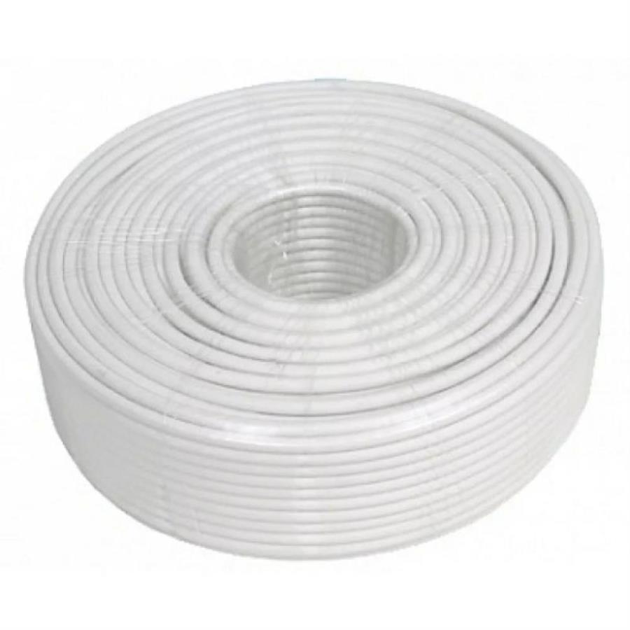 картинка Кабель коаксиальный RG-59U Netko, 75 Ом (CCS, оплетка 32 нити AL), белый (100м) от магазина Интерком-НН