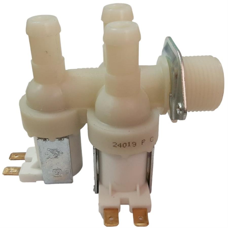 картинка Клапан электромагнитный наливной (КЭН) 3w-90 градусов для стиральной машины Miele, Bosch, Siemens от магазина Интерком-НН