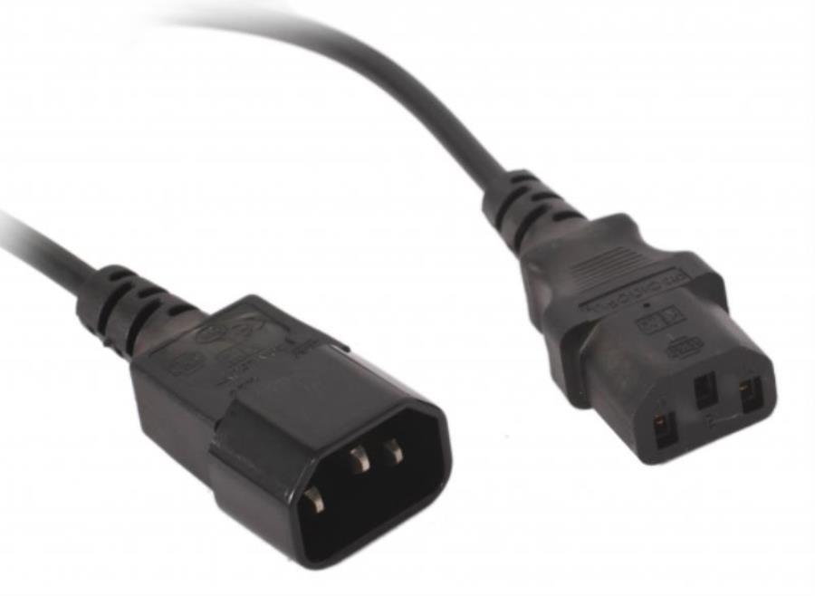 картинка Кабель питания ETG (PC-189) монитор-компьютер 220V 1,8м от магазина Интерком-НН