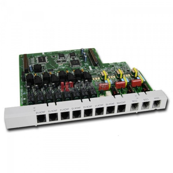 картинка Panasonic KX-TE82483X Плата 3 внешних аналоговых (СО) и 8 внутренних гибридных линий от магазина Интерком-НН