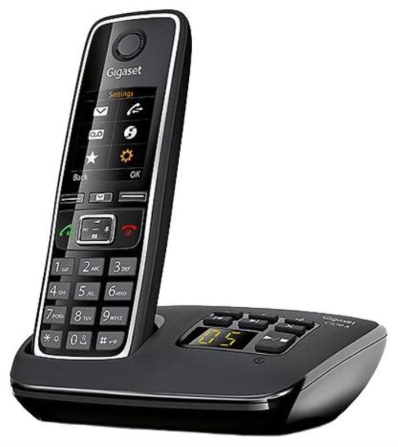картинка Р/Телефон Dect Gigaset C530A RUS черный автооветчик АОН от магазина Интерком-НН