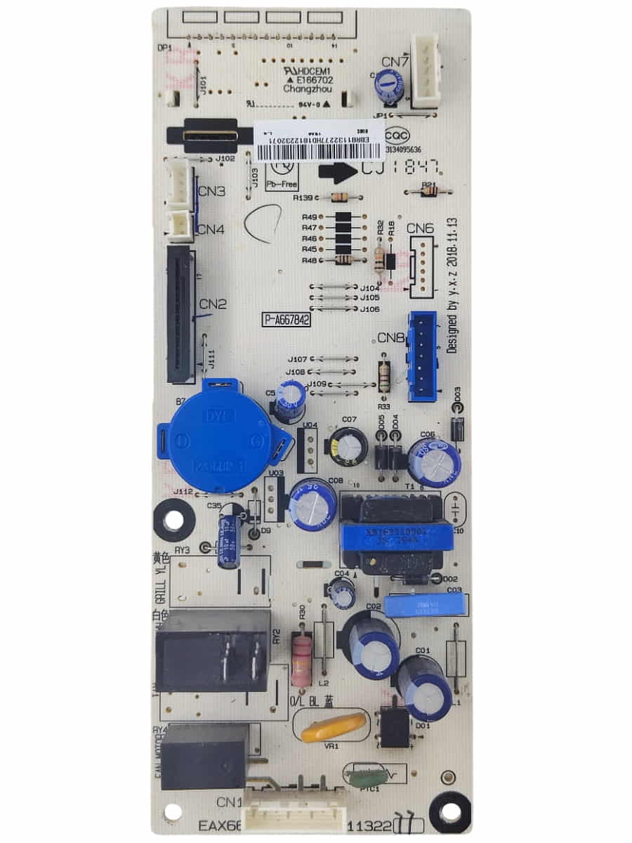 картинка LG EBR81132277 БУ (USED) Плата управления для микроволновой печи MS2336GIB от магазина Интерком-НН