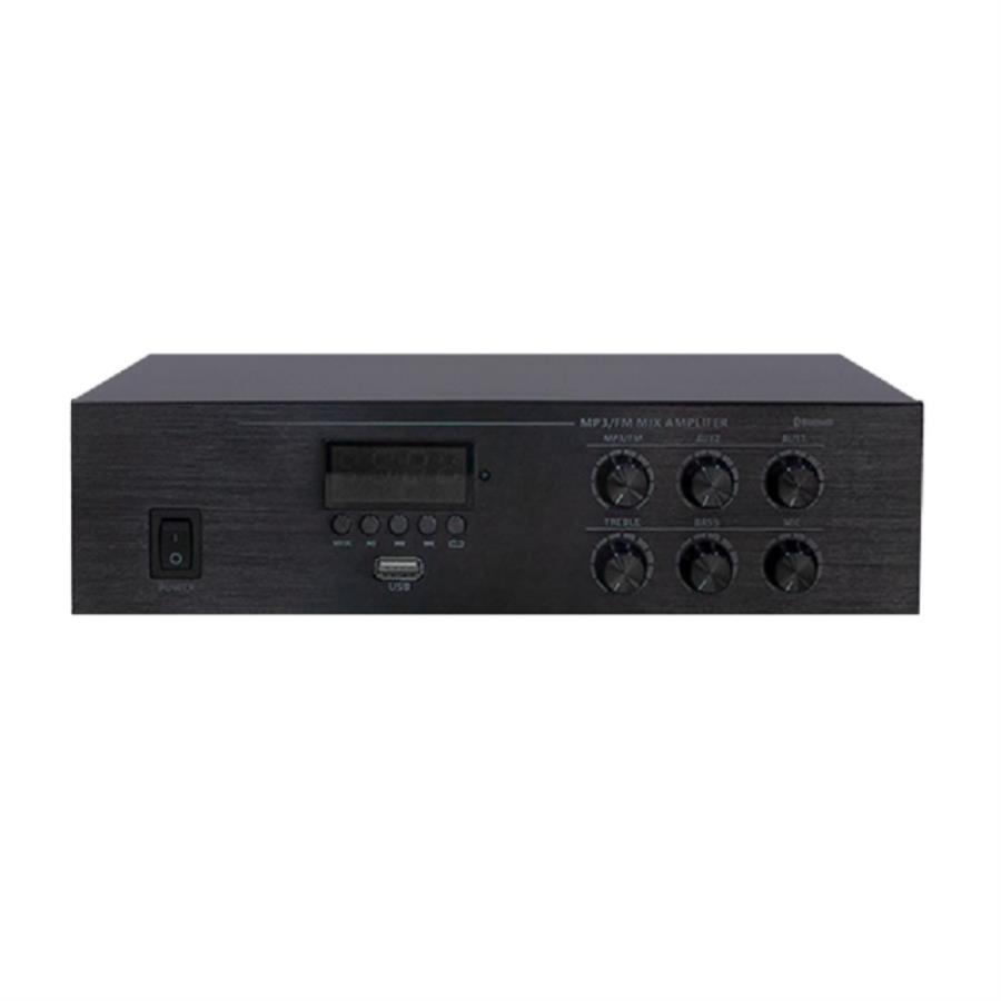 картинка Zvon УН-1060 Трансляционный усилитель 60Вт, USB, Bluetooth, FM радио от магазина Интерком-НН