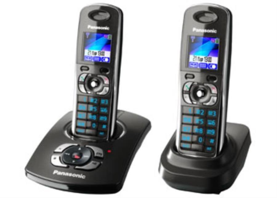 картинка Panasonic KX-TGA641RUT - Дополнительная трубка DECT (радиотелефон) , цвет: темно-серый металлик  от магазина Интерком-НН