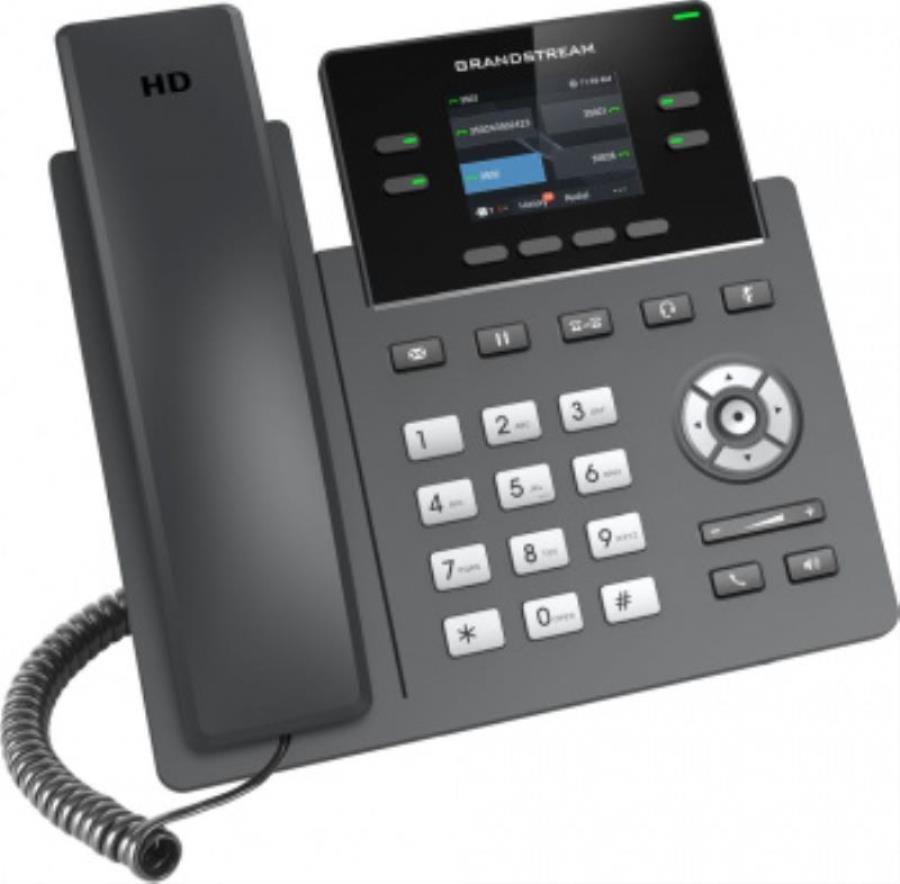 картинка Телефон IP Grandstream GRP-2612W черный от магазина Интерком-НН
