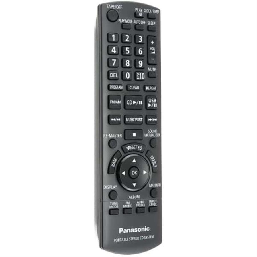 картинка Panasonic N2QAYA000008 пульт дистанционного управления (ПДУ) для CD стереосистемы RX-D55EE-K от магазина Интерком-НН