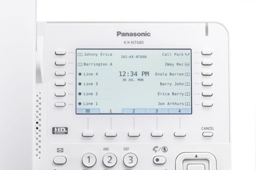 картинка Телефон IP Panasonic KX-NT680RU белый от магазина Интерком-НН