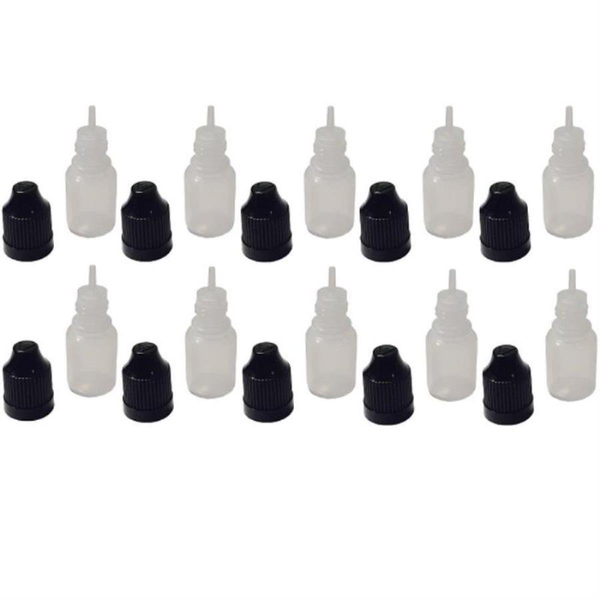 картинка Флаконы (бутылочки) 5мл пластиковые с наконечником и крышкой (10шт) от магазина Интерком-НН