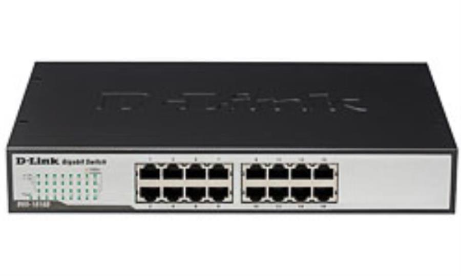 картинка D-Link DGS-1016D/GE Коммутатор с 16 портами 10/100/1000 от магазина Интерком-НН