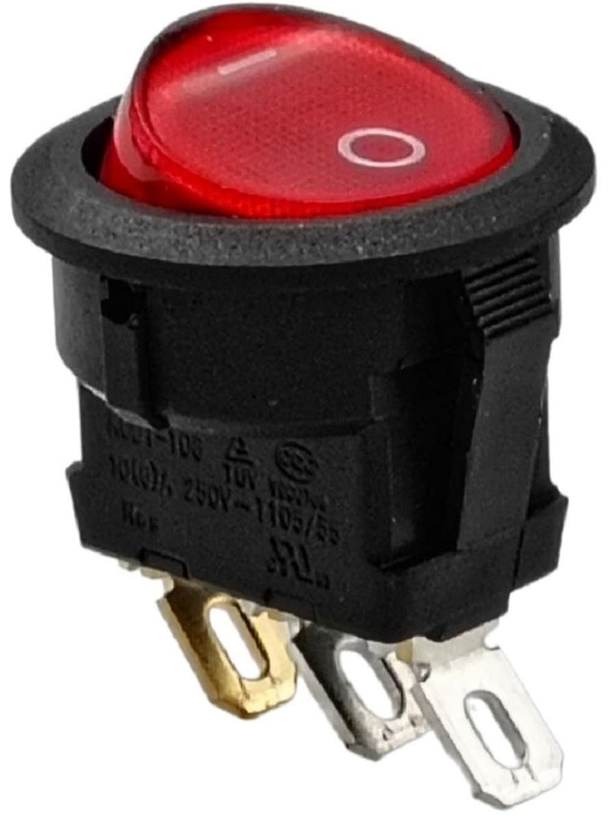 картинка Blackton BT-CM1111-KV (KCD1-106) переключатель клавишный ON-OFF с подсветкой для кофеварки BT-CM1111 от магазина Интерком-НН
