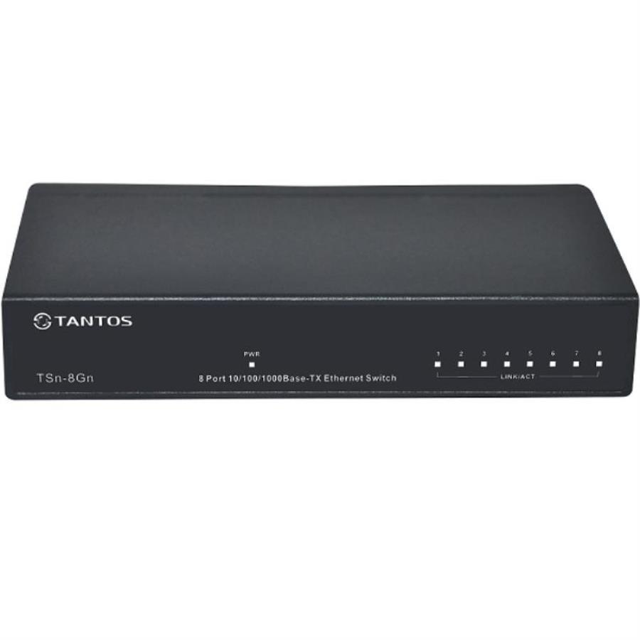 картинка Tantos TSn-8Gn 8-портовый гигабитный коммутатор от магазина Интерком-НН