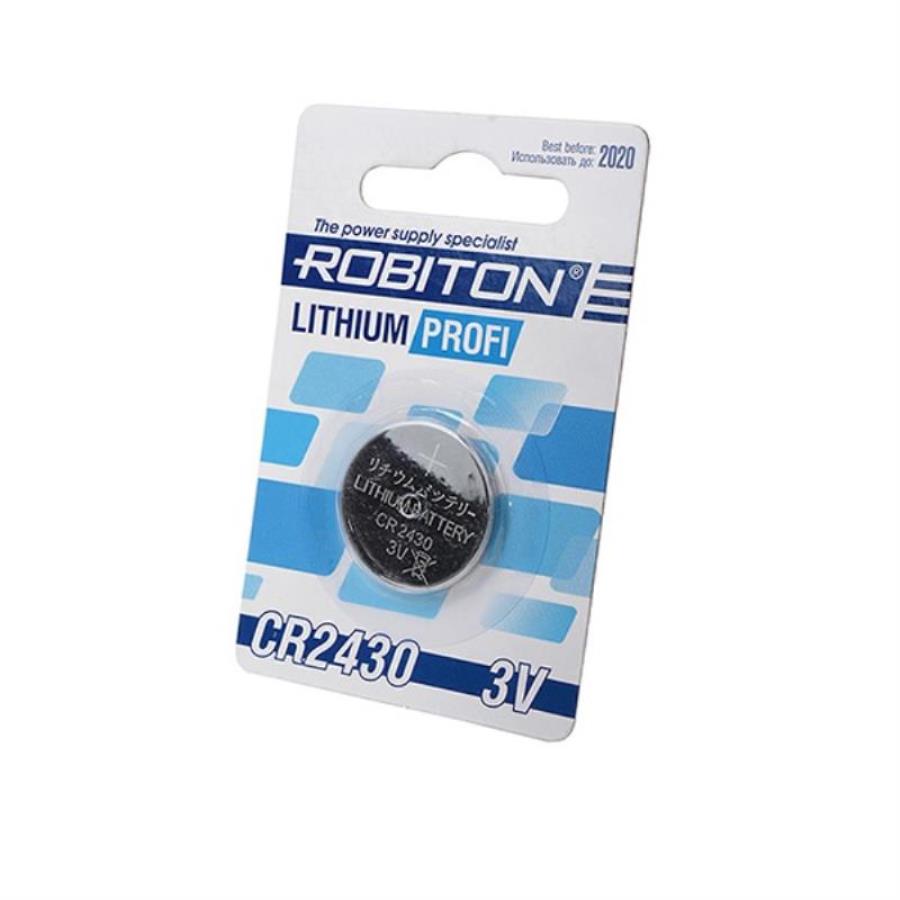 картинка Robiton R-CR2430-BL1 элемент питания (батарейка) CR2430 от магазина Интерком-НН