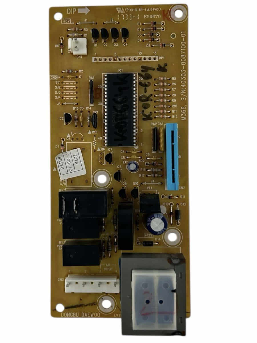 картинка DAEWOO M366/40303-0087100-01 БУ (USED) Плата управления для микроволновой печи KOR-664K от магазина Интерком-НН