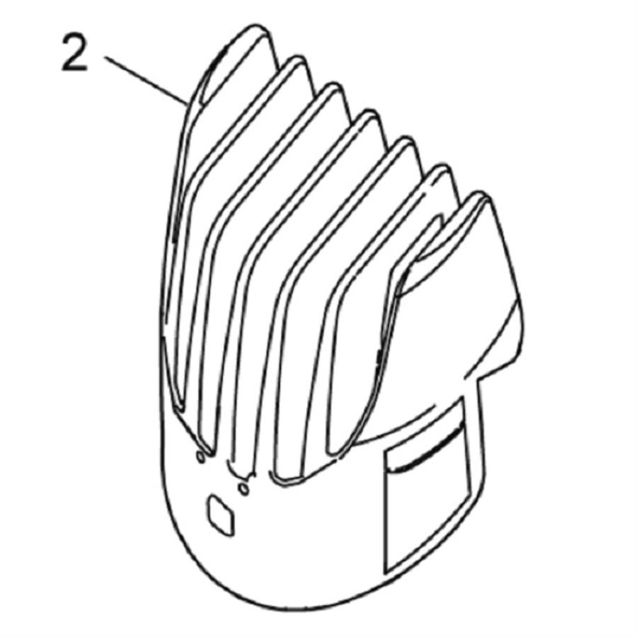 картинка Panasonic WERGC71S7398 насадка-гребень 11-20 мм для триммера ER-GC71 от магазина Интерком-НН