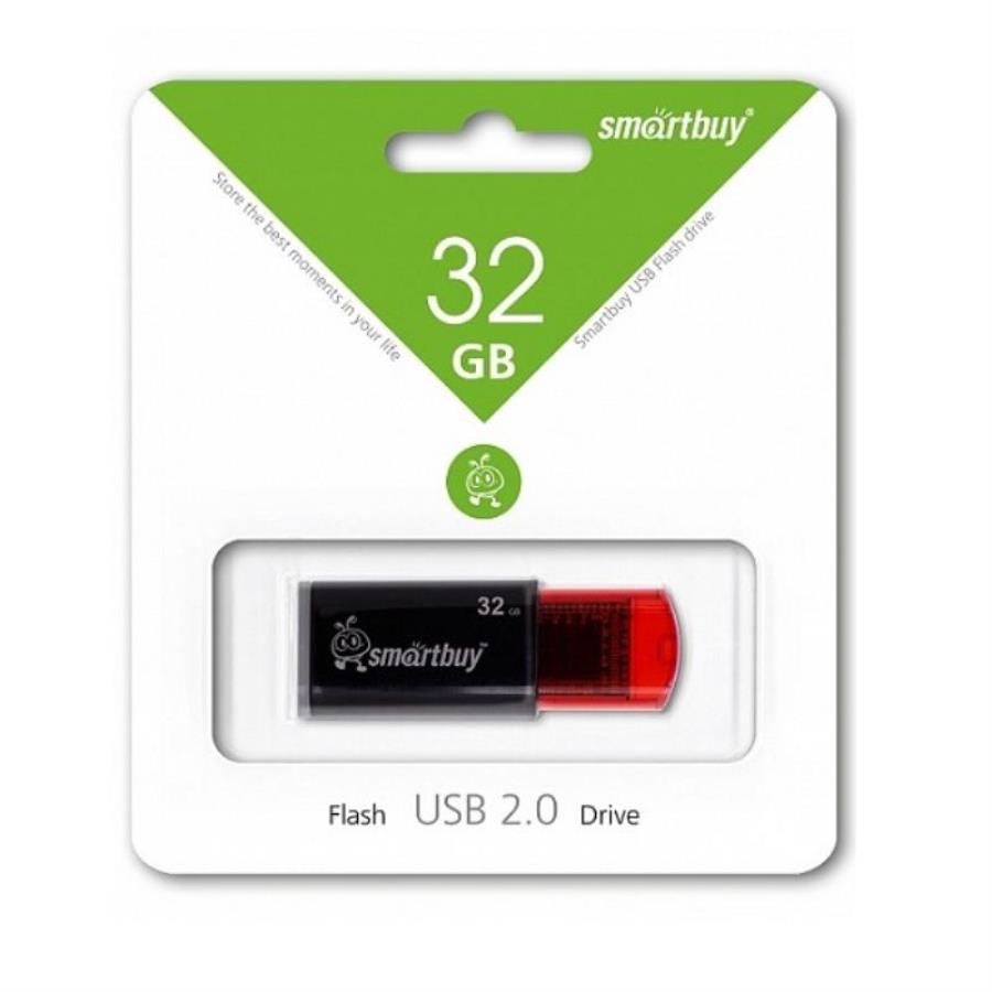 картинка Память USB 32Gb Smart Buy Click черный 2.0 (SB32GBCL-K) от магазина Интерком-НН