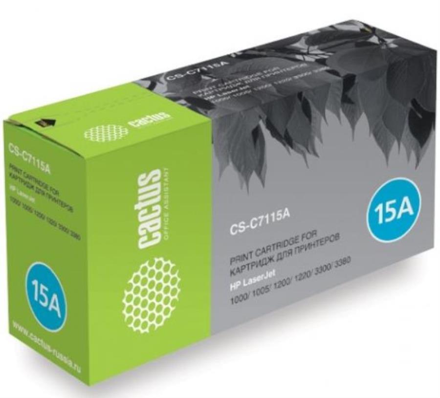 картинка Картридж CACTUS CS-C7115A  для принтеров HP LaserJet 1000/1005/1200/1220/3300/3380 от магазина Интерком-НН