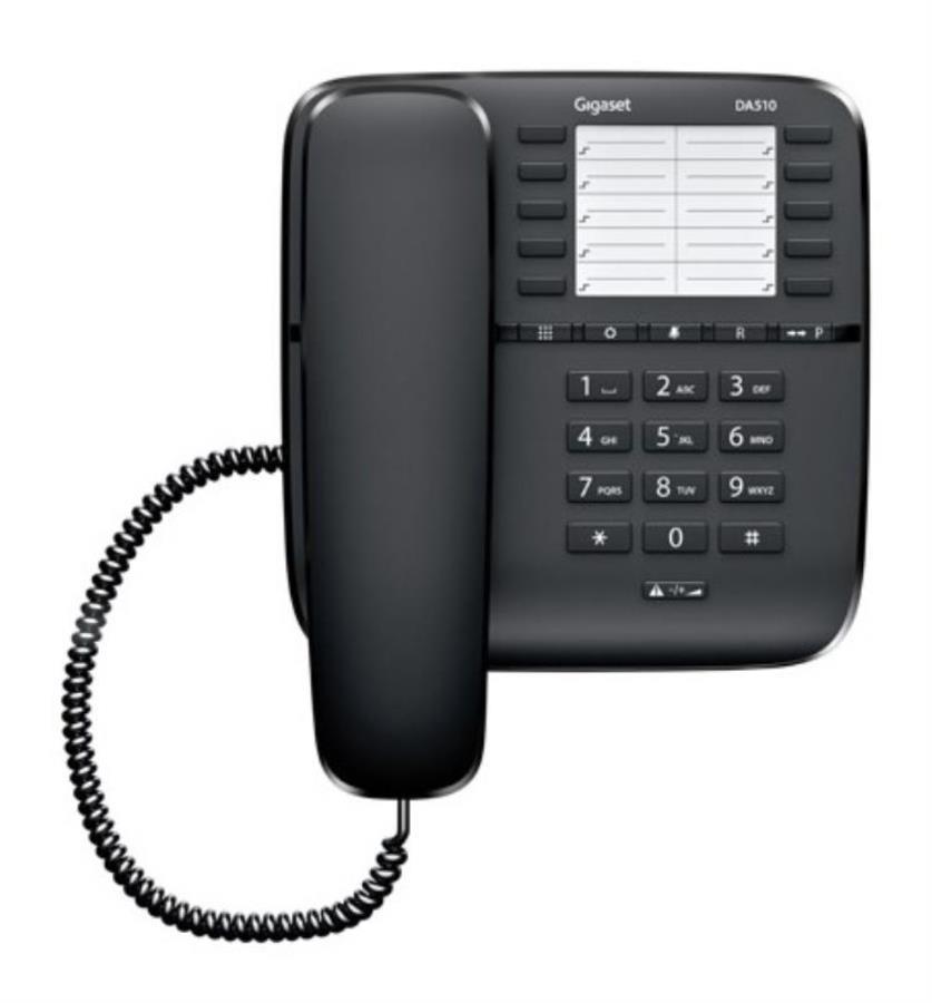картинка Телефон проводной Gigaset DA510 RUS черный от магазина Интерком-НН