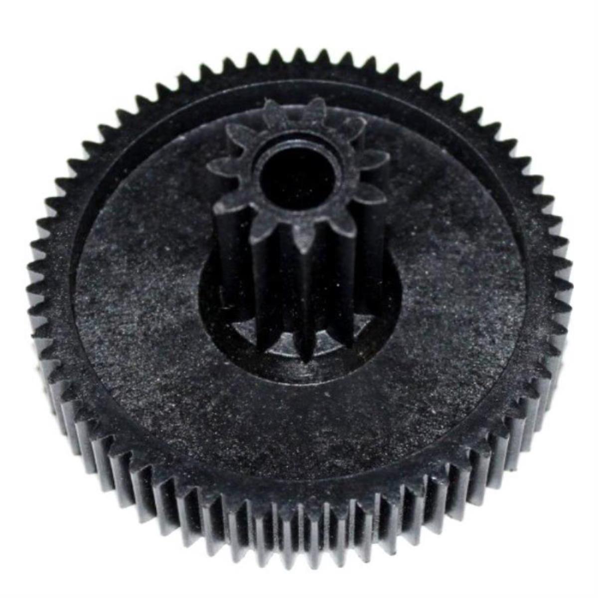 картинка Шестерня 14.003- POM для мясорубки Помощница D=66/20, d=8, 11 и 65 прямых зубьев от магазина Интерком-НН