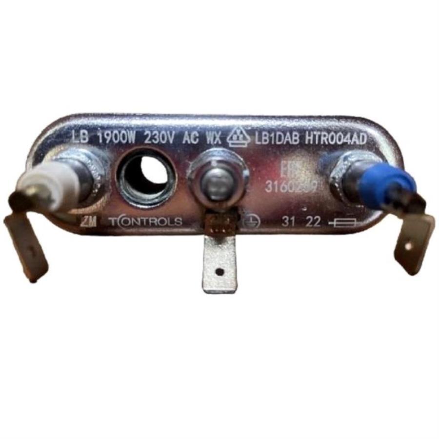 картинка T-Controls 3160259 ТЭН 1900Вт, 185мм с отверстием под датчик, прямой для стиральных машин Indesit от магазина Интерком-НН