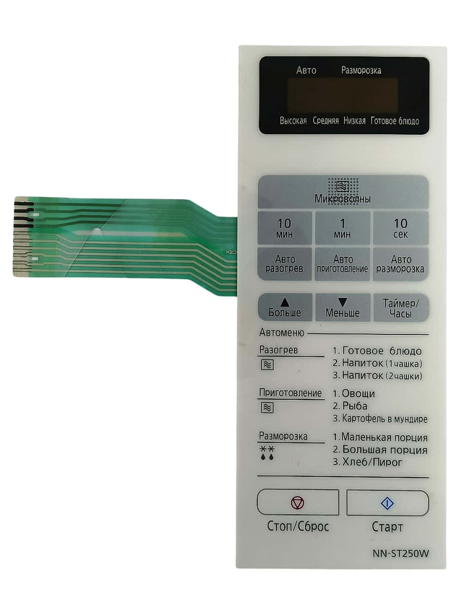 картинка Panasonic A630Y7W70HZP Сенсорная панель для микроволновой СВЧ печи NN-ST250W ZPE от магазина Интерком-НН
