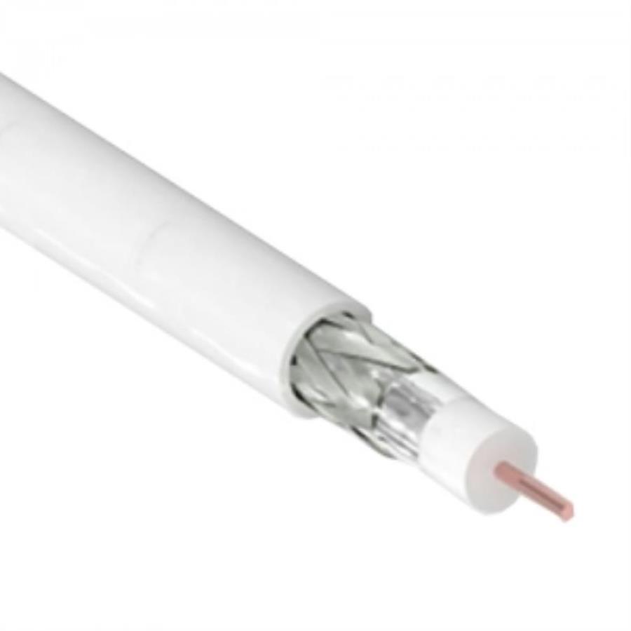 картинка Кабель коаксиальный RG-6U Netko, 75 Ом (CU, оплетка 32 нити AL), белый (100м) от магазина Интерком-НН