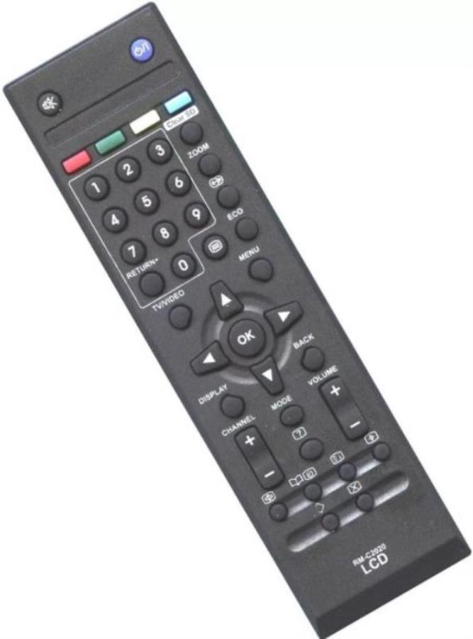 картинка Huayu RM-C462 (5327) пульт дистанционного управления (ПДУ) для телевизора JVC RM-C462 от магазина Интерком-НН