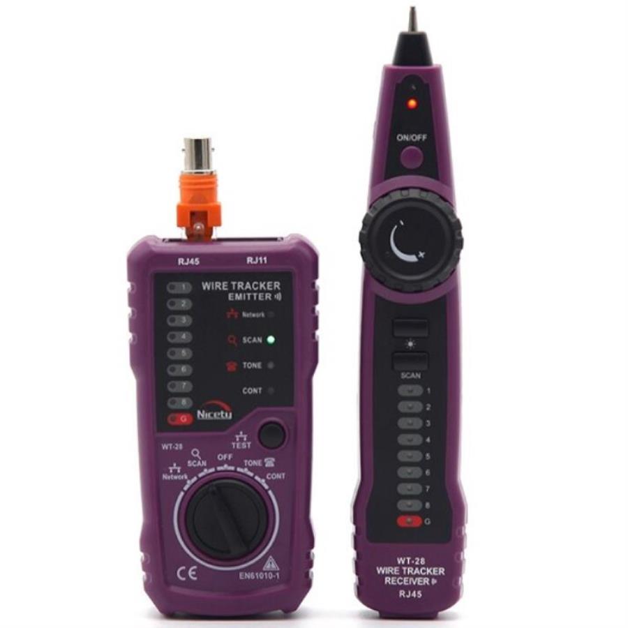 картинка Универсальный кабельный тестер с генератором, индуктивным щупом и LAN тестером WT-28 от магазина Интерком-НН