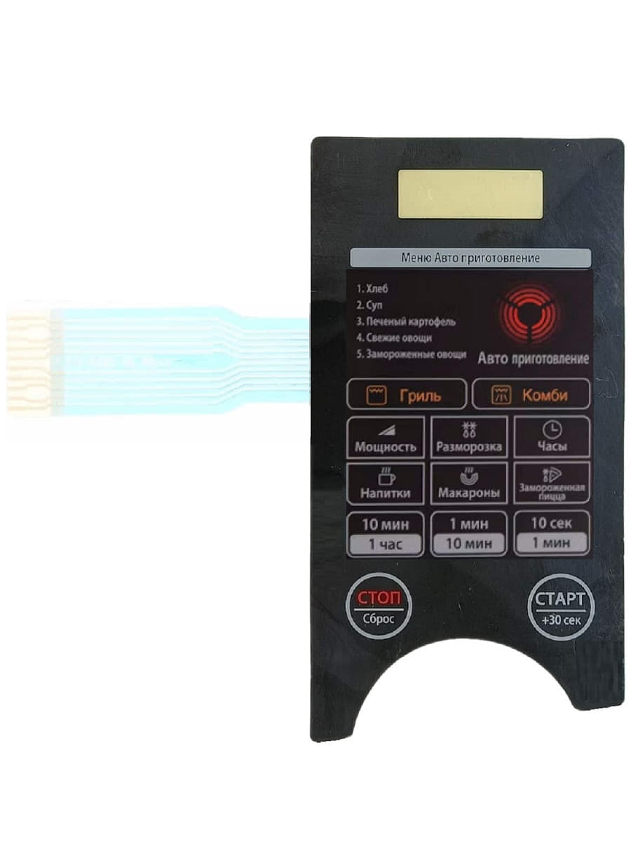 картинка Daewoo 3518572840 (TH-KQG-6L3B3S) Сенсорная панель для СВЧ KQG-6L3B, KQG-6L3BS от магазина Интерком-НН