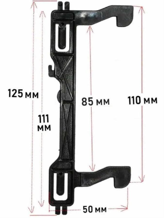 картинка Samsung DE64-02355A замок (защелка, крючок) двери для СВЧ (микроволновой печи) GE711KR/BWT  от магазина Интерком-НН