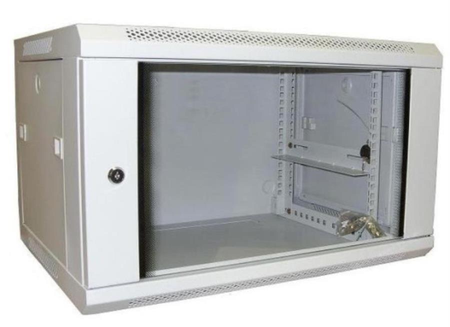 картинка Шкаф настенный 19", 6U, (600x600x368), собранный, без двери Netko от магазина Интерком-НН